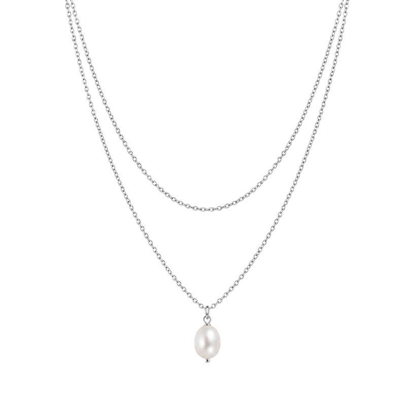 Noor Double Layer Pearl Drop shape