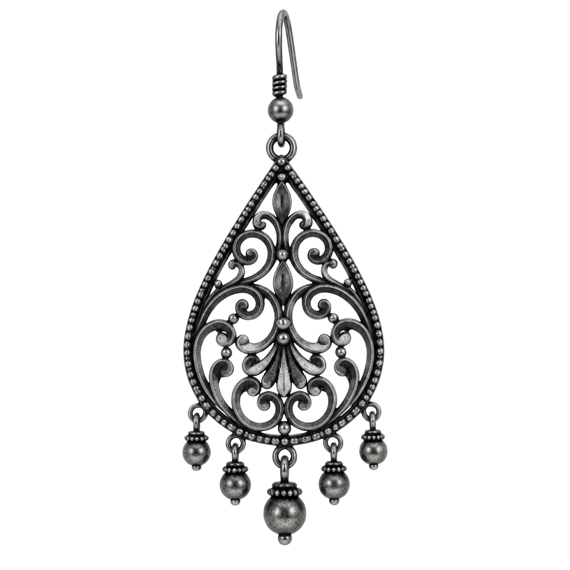 Rangoli Filigree Drops shape