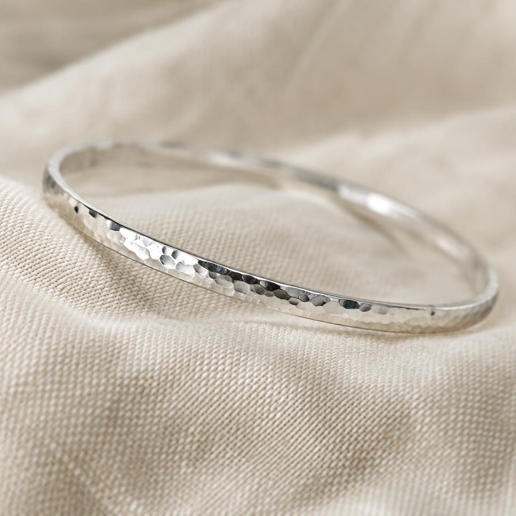 Meher Textured Bangle — finish and detail