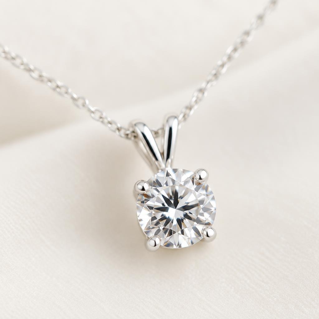 Tara Solitaire Chain — finish and detail